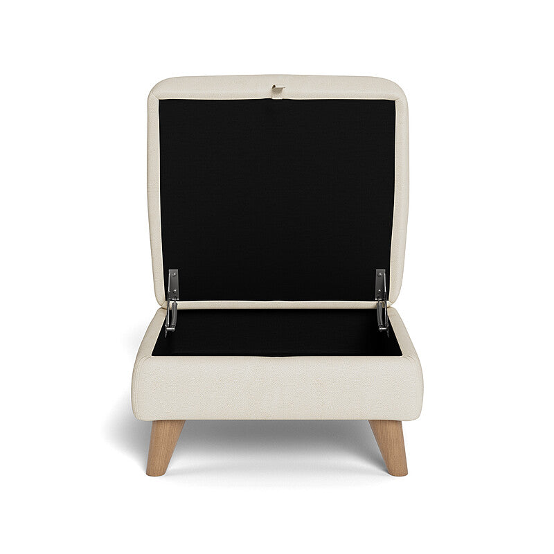 STERLING Leather Storage Ottoman