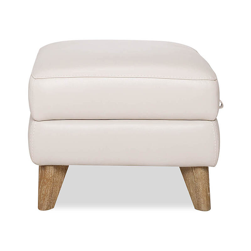 STERLING Leather Storage Ottoman