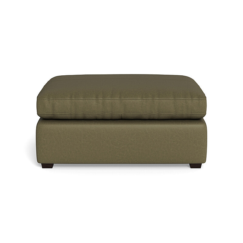 MOMBA Leather Ottoman