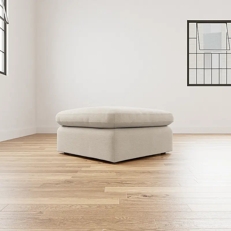 LOFT Fabric Ottoman