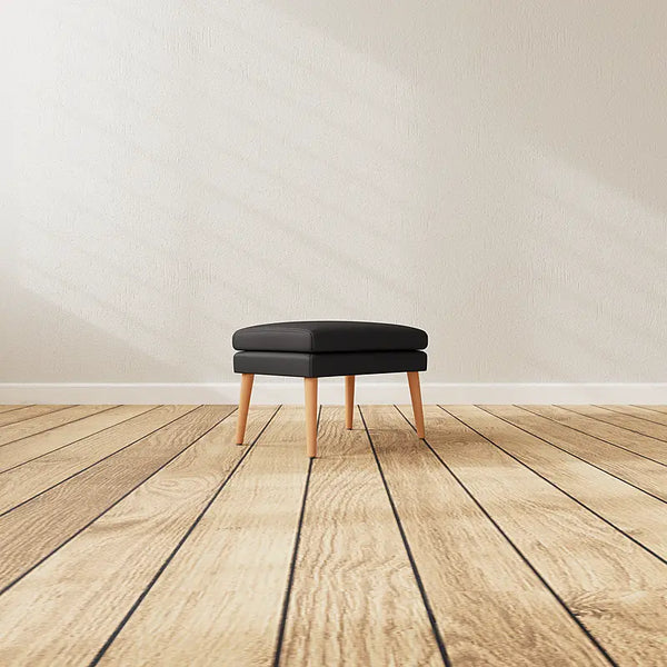 EVIE Leather Ottoman