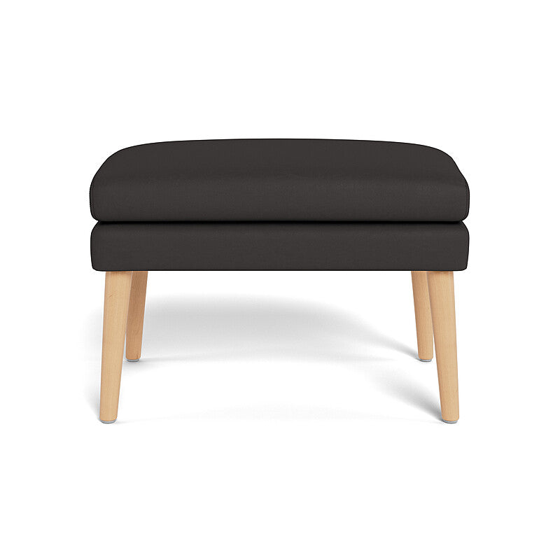 EVIE Leather Ottoman