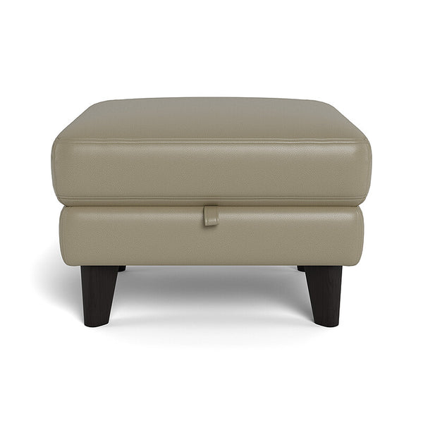 LUKA Leather Ottoman