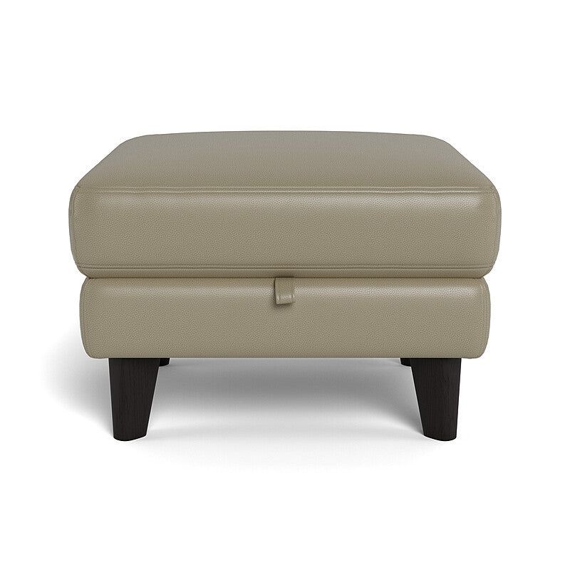 LUKA Leather Ottoman
