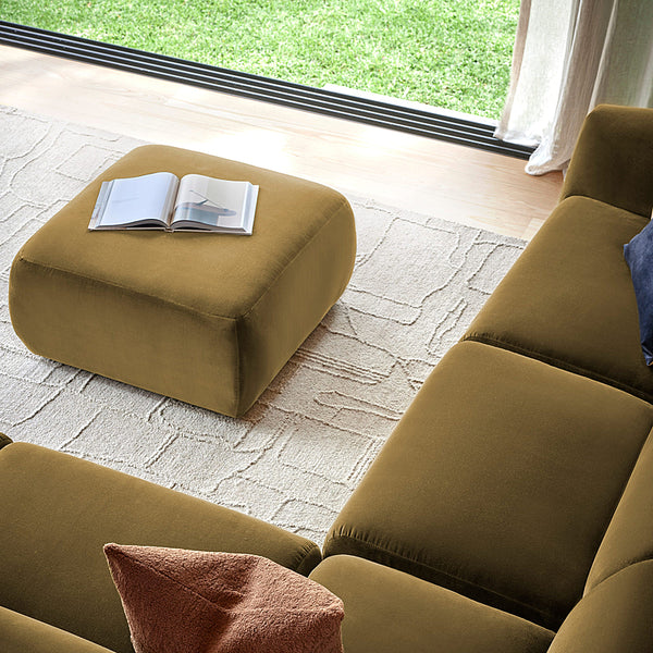 ZEPPLYN Fabric Ottoman