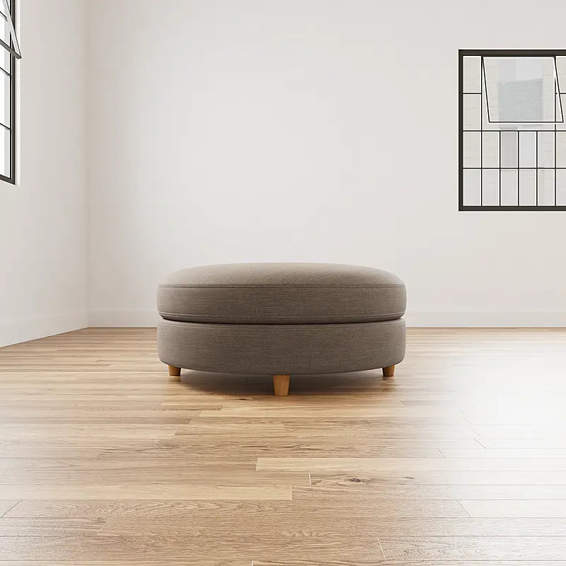 FREDDIE Fabric Ottoman