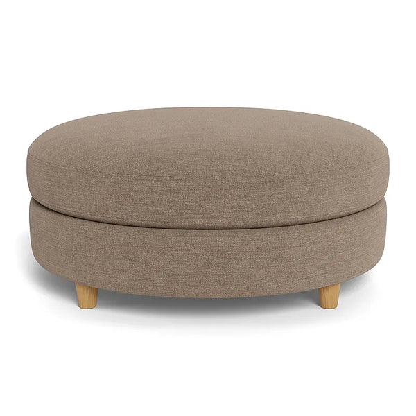 FREDDIE Fabric Ottoman