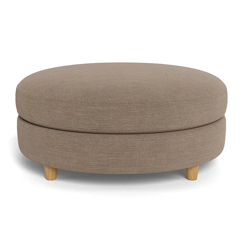 FREDDIE Fabric Ottoman