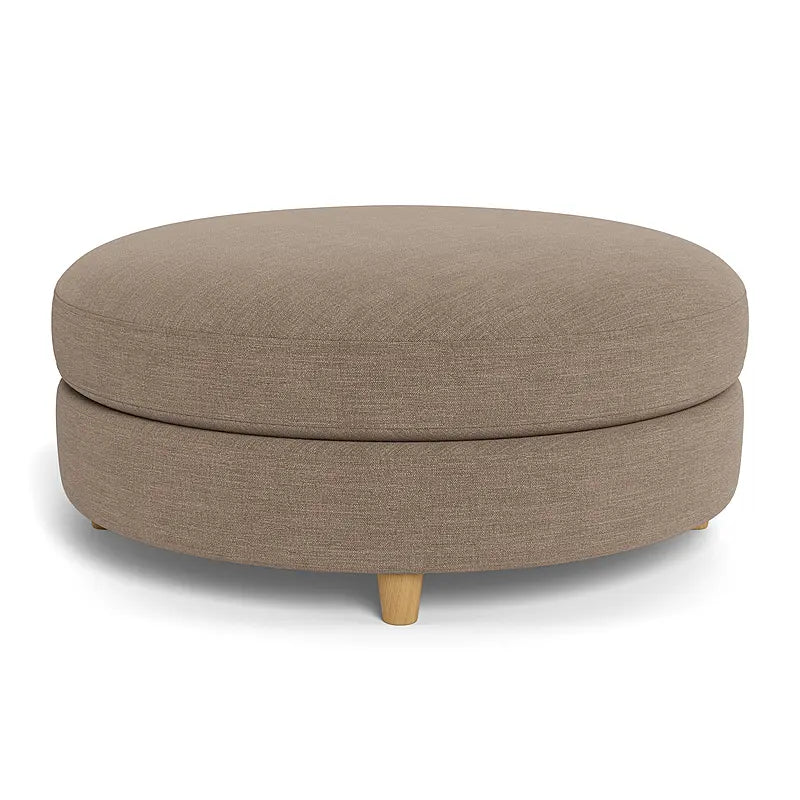 FREDDIE Fabric Ottoman