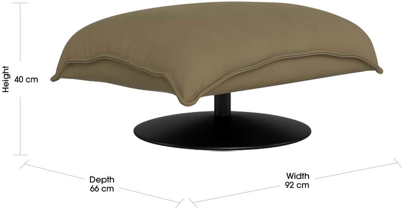 MONTY Fabric Ottoman