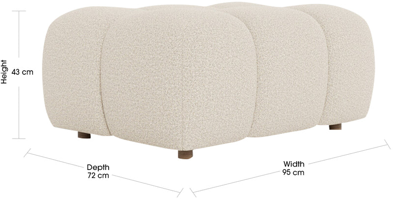 AERO Fabric Ottoman
