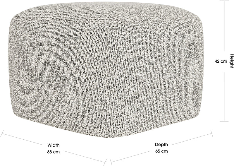 COBBLE Fabric Ottoman