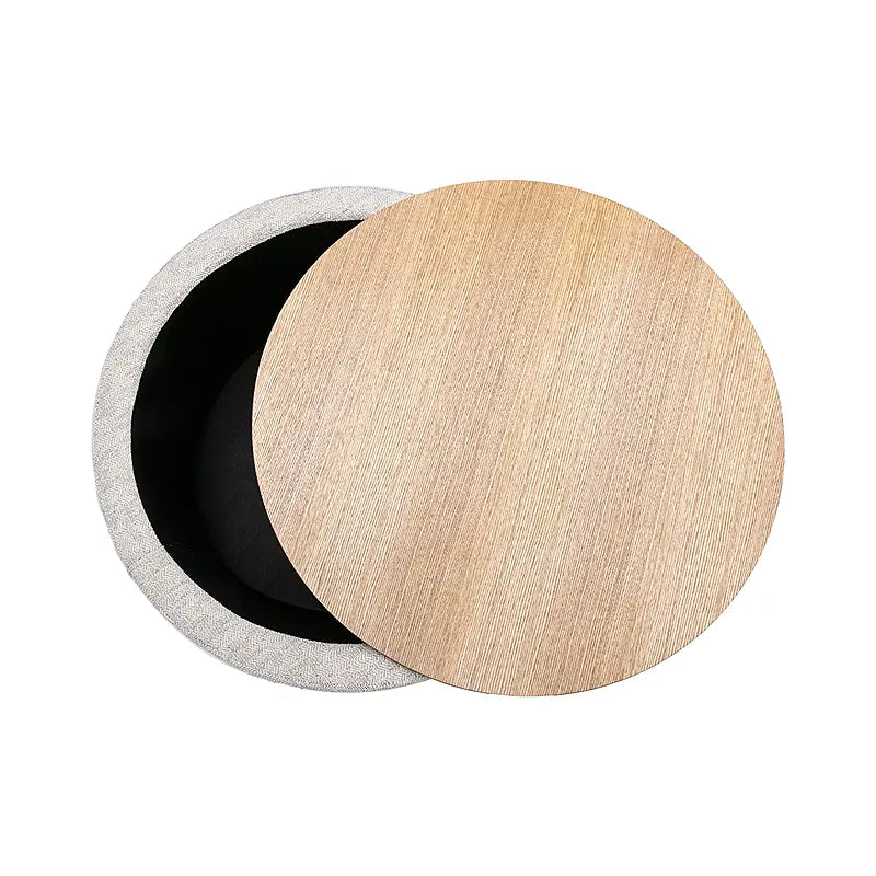 RAMARA Fabric Ottoman