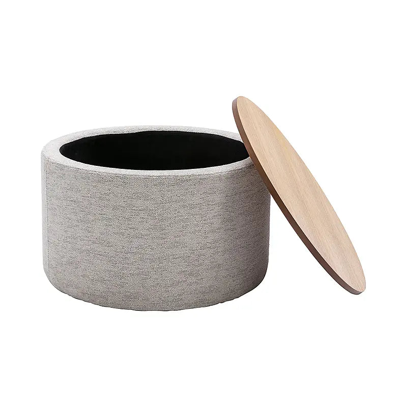 RAMARA Fabric Ottoman