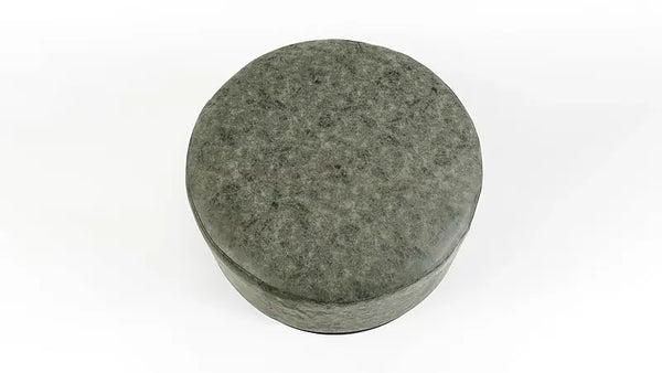 BEERSEL Leather Ottoman