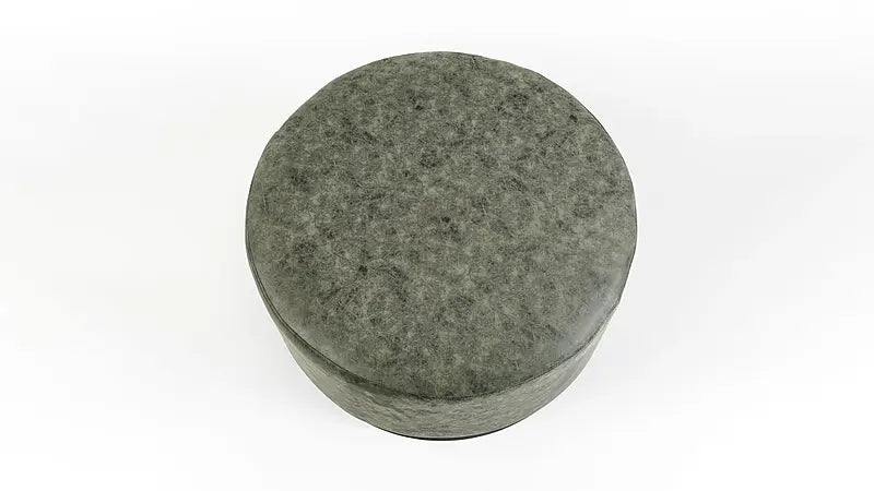 BEERSEL Leather Ottoman