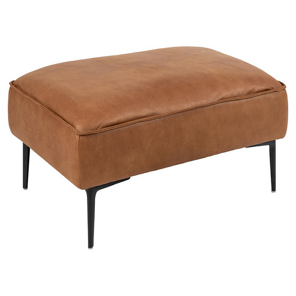 VINZONS Leather Ottoman