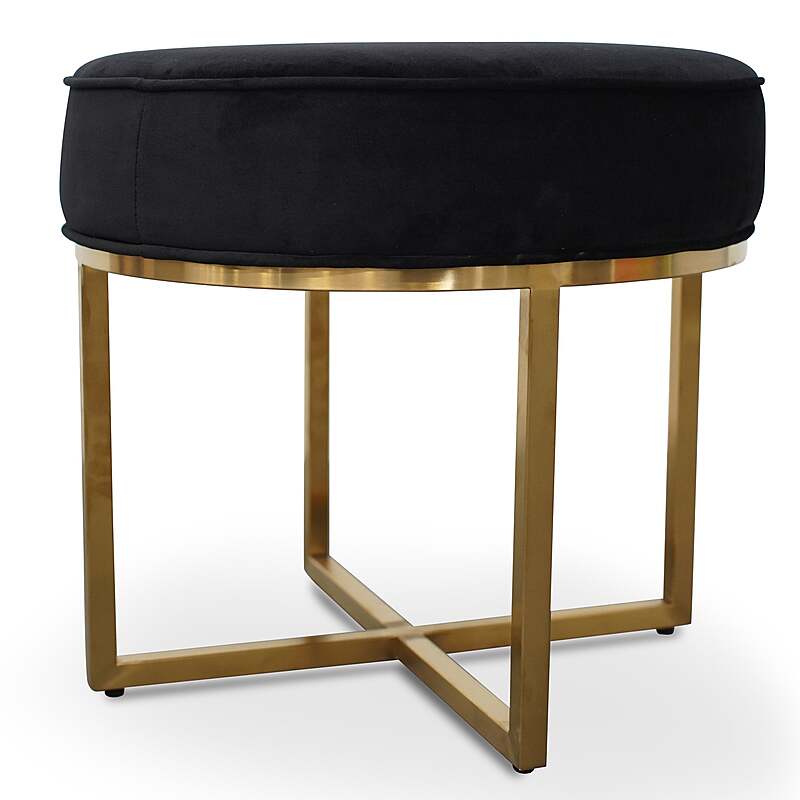 BLAINE Small Fabric Ottoman