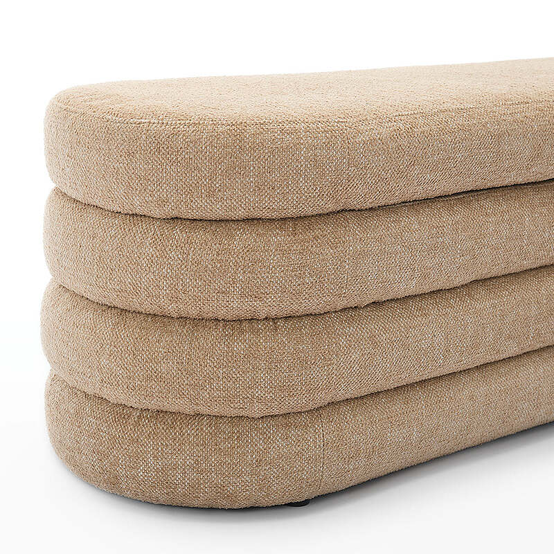 MASSY Fabric Ottoman