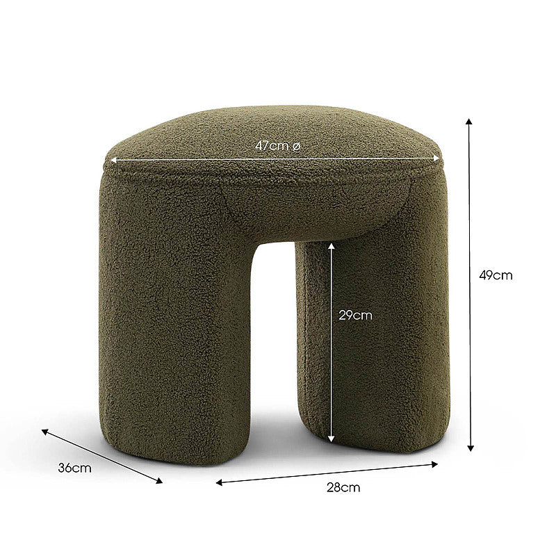 GRACEMERE Fabric Ottoman