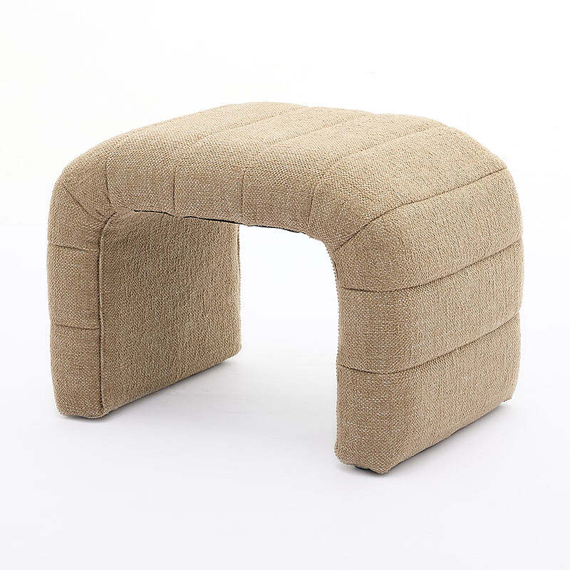 BERNAY Fabric Ottoman