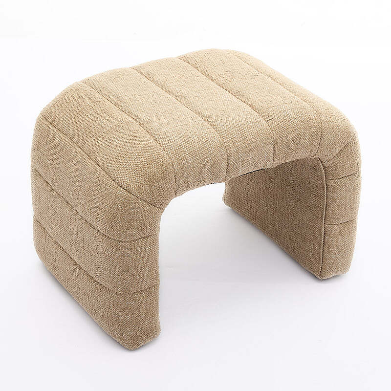 BERNAY Fabric Ottoman