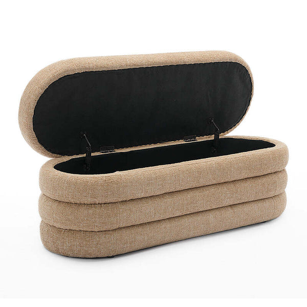 MASSY Fabric Ottoman