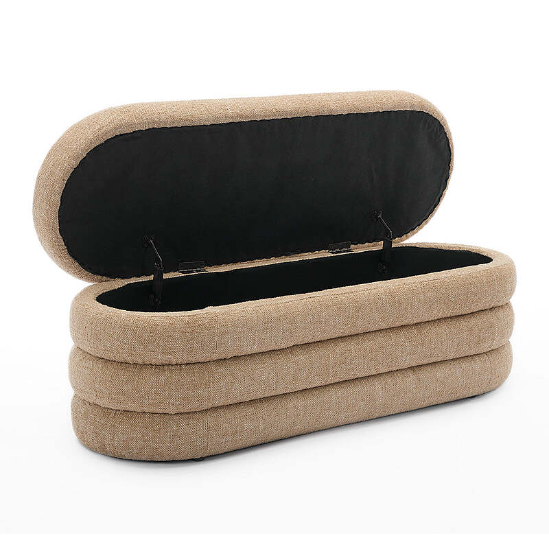 MASSY Fabric Ottoman