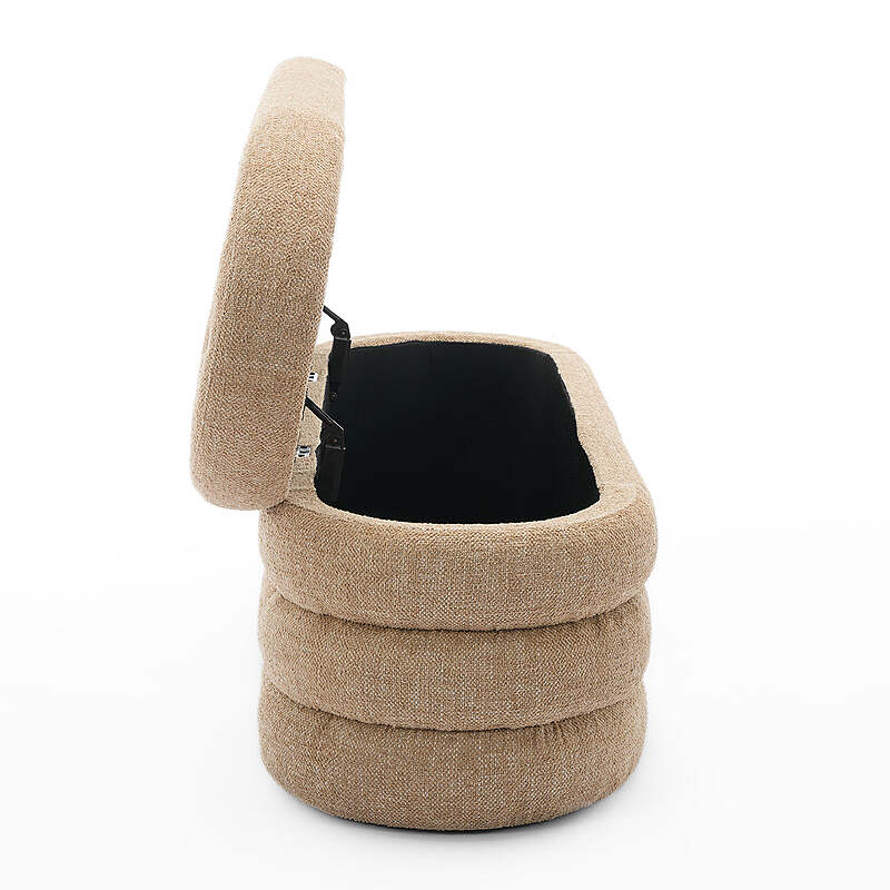 MASSY Fabric Ottoman