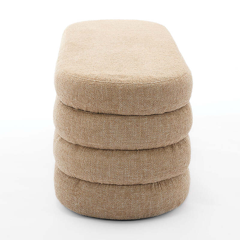 MASSY Fabric Ottoman