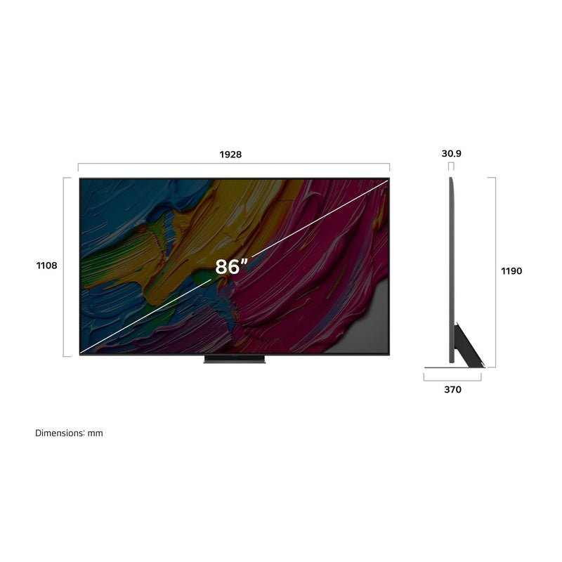 LG 86" QNED81A AI LED 4K UHD Smart TV [2025]