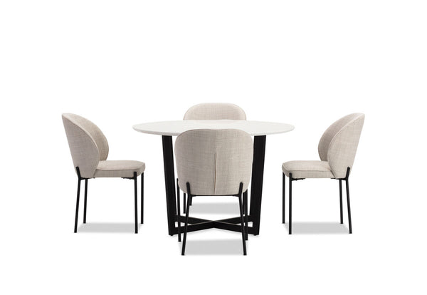 PREEDA 5 Piece Suite with Fidel Dining Chairs.