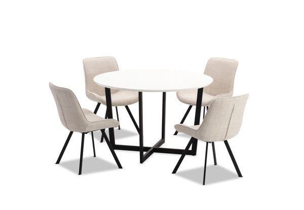 PREEDA 5 Piece Suite with Vesta Dining Chairs.