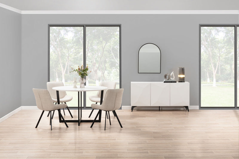 PREEDA 5 Piece Suite with Vesta Dining Chairs.