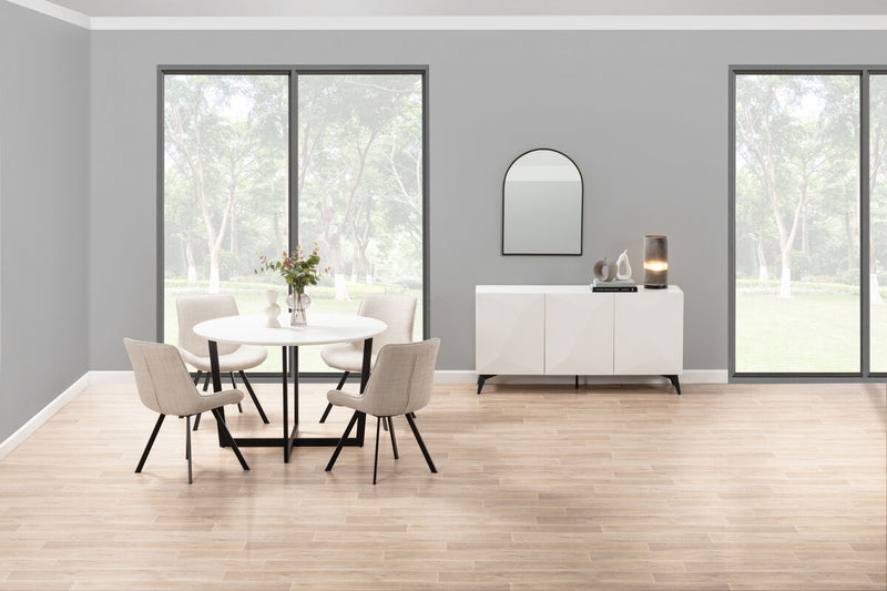 PREEDA 5 Piece Suite with Vesta Dining Chairs.