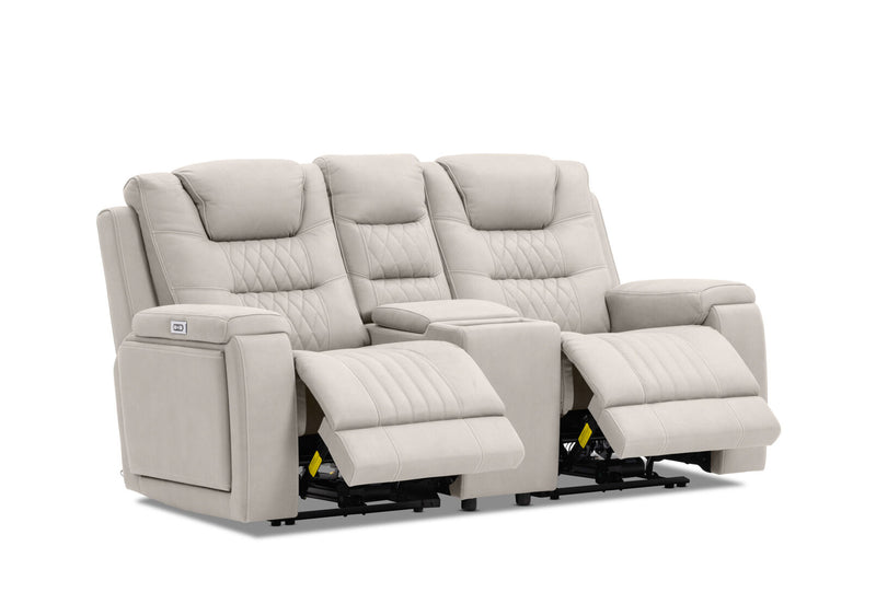 AGASSI FABRIC 2 Seater with Dual Motor Recliners