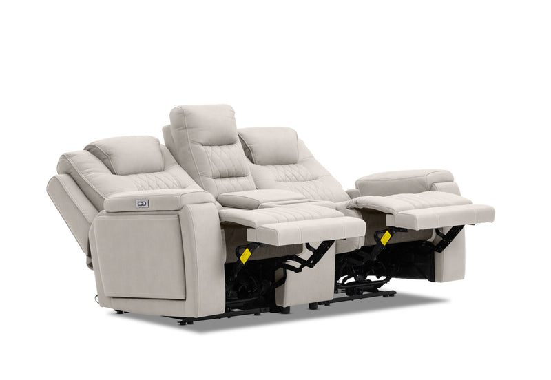 AGASSI FABRIC 2 Seater with Dual Motor Recliners