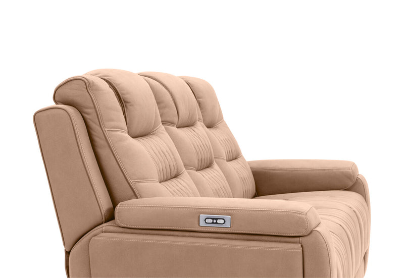 AGASSI FABRIC 3 Seater with Dual Motor Recliner