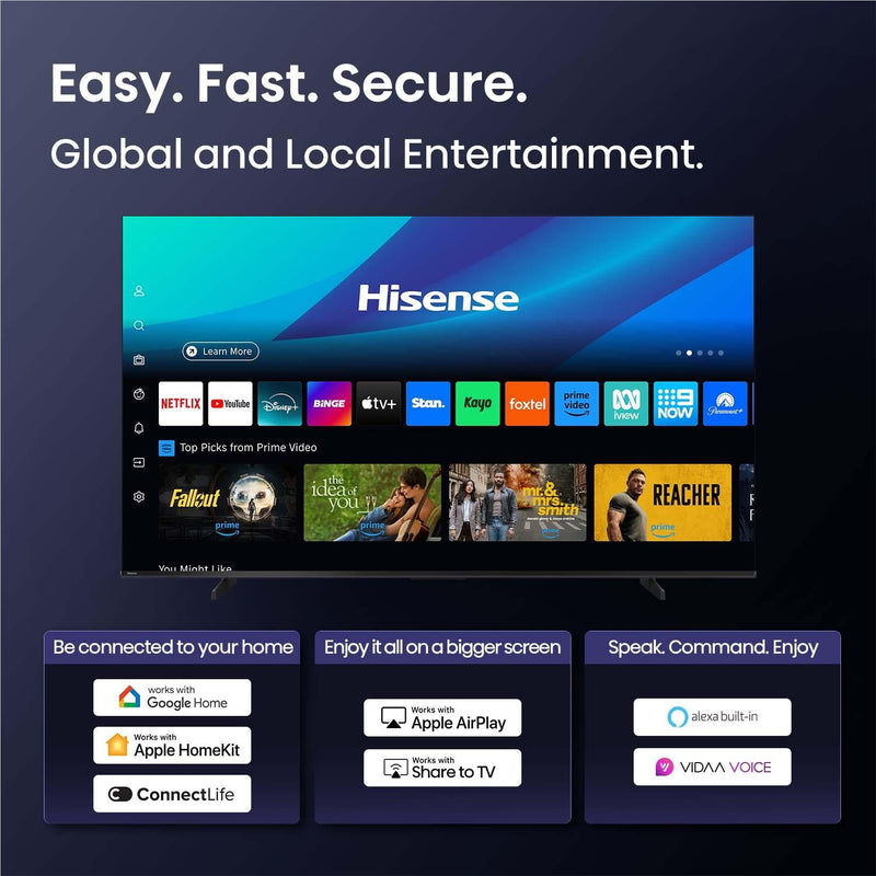 Hisense 85" Q6QAU 4K QLED Smart TV [2025]