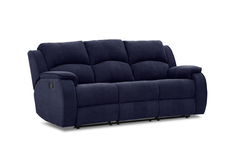 KAYDEN FABRIC 3 Seater with Recliners