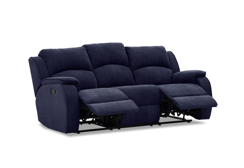 KAYDEN FABRIC 3 Seater with Recliners