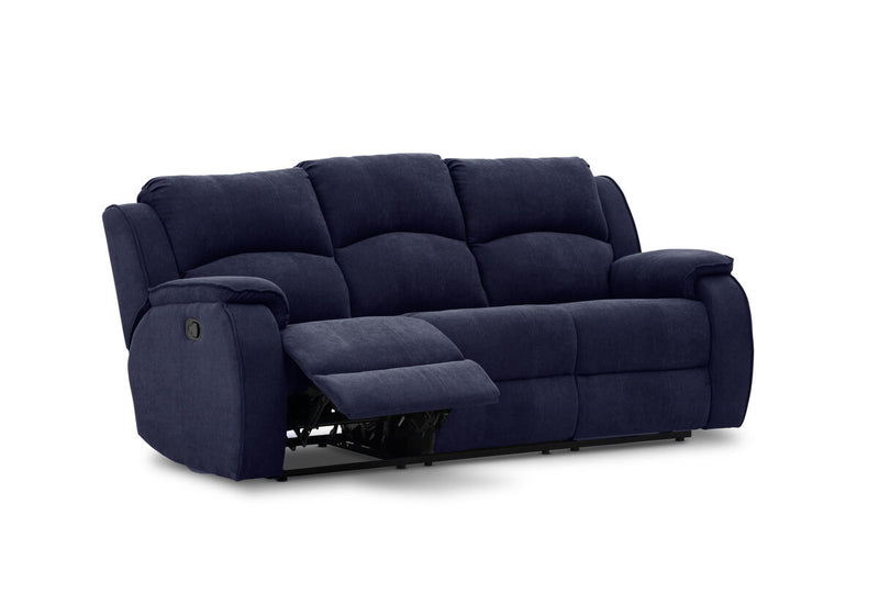 KAYDEN FABRIC 3 Seater with Recliners