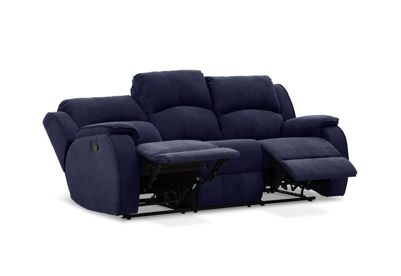 KAYDEN FABRIC 3 Seater with Recliners