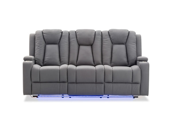 TRAVIS FABRIC 3 Seater with Recliners