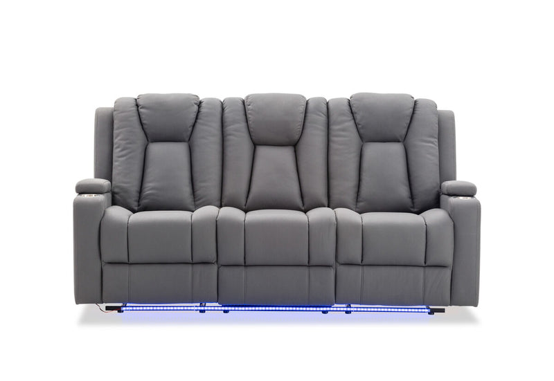 TRAVIS FABRIC 3 Seater with Recliners