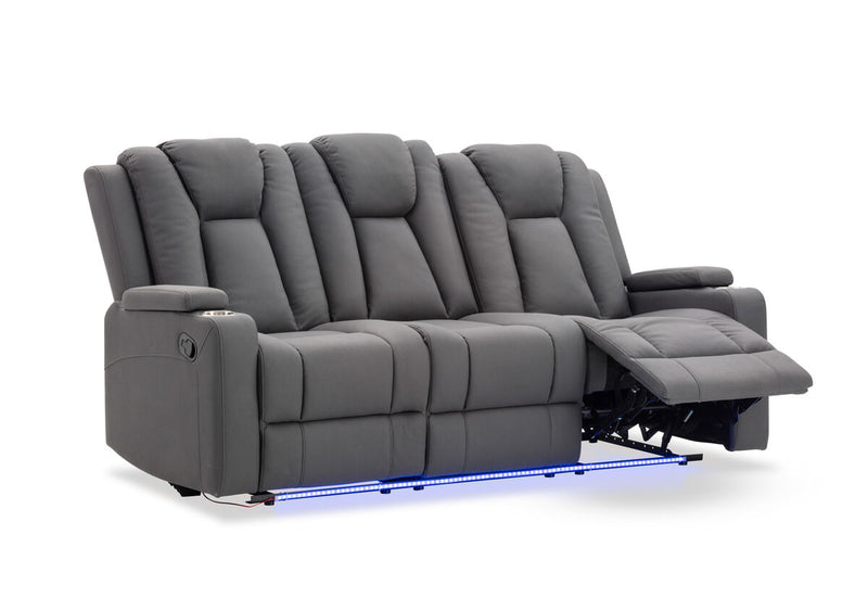 TRAVIS FABRIC 3 Seater with Recliners