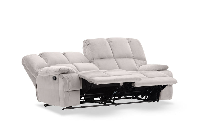 LEBRON FABRIC 3 Seater with 2 inbuilt Recliners