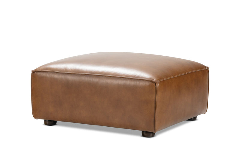 BARTELLE LEATHER Ottoman