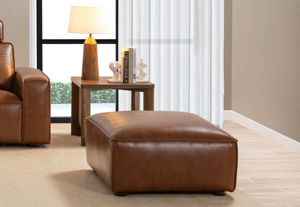 BARTELLE LEATHER Ottoman