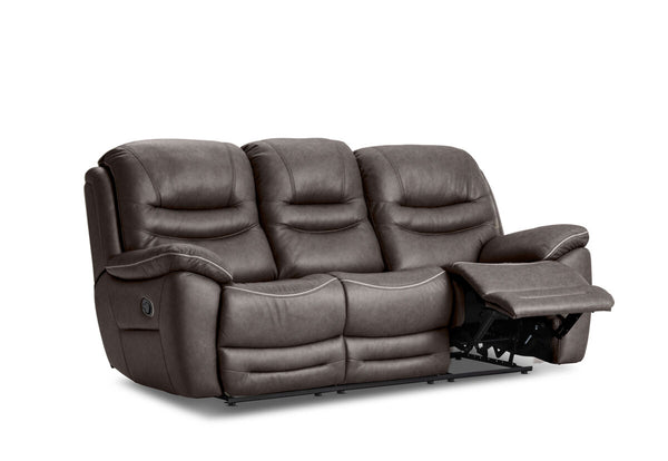 FEDERER FABRIC 3 Seater with inbuilt Recliners